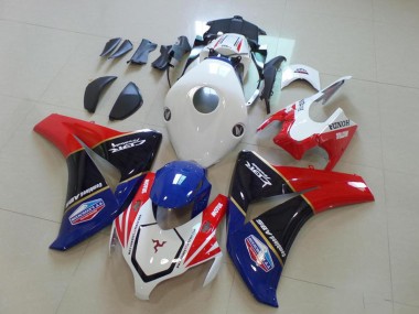 Carene Moto Honda CBR1000RR 2008-2011 - Bianco Rosso Blu Nero Lucido TT Legends