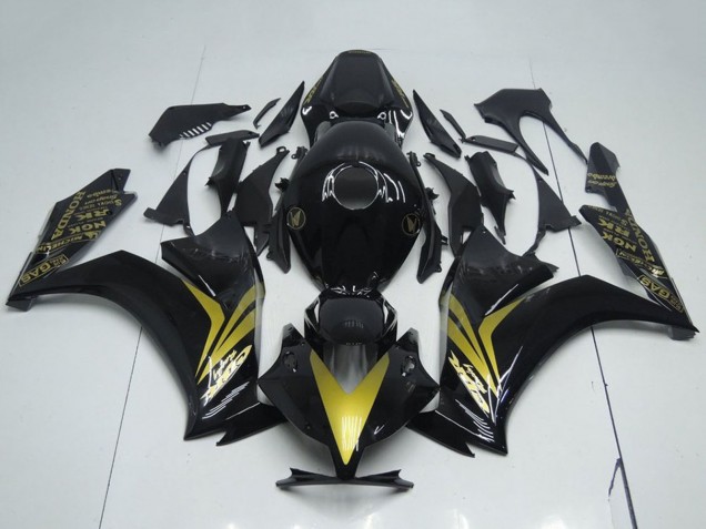 Carene Moto Honda CBR1000RR 2012-2016 - Nero Lucido Oro