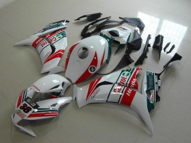 Carene Moto Honda CBR1000RR 2012-2016 - Bianco Rosso Verde Castrol 38