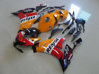 Kit Carene Moto ABS Honda CBR1000RR 2012-2016 - Arancia Bianco Rosso Nero Lucido Repsol