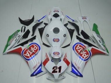 Carene Moto Honda CBR1000RR 2012-2016 - Bianco Rosso Blu Verde Pata 21
