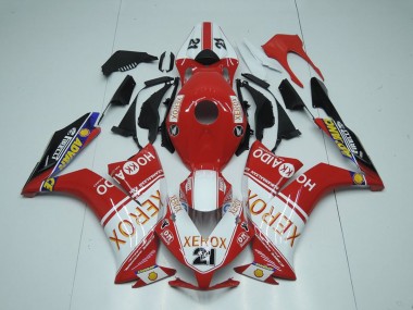 Carene Moto Honda CBR1000RR 2012-2016 - Bianco Rosso Nero Lucido Xerox 21