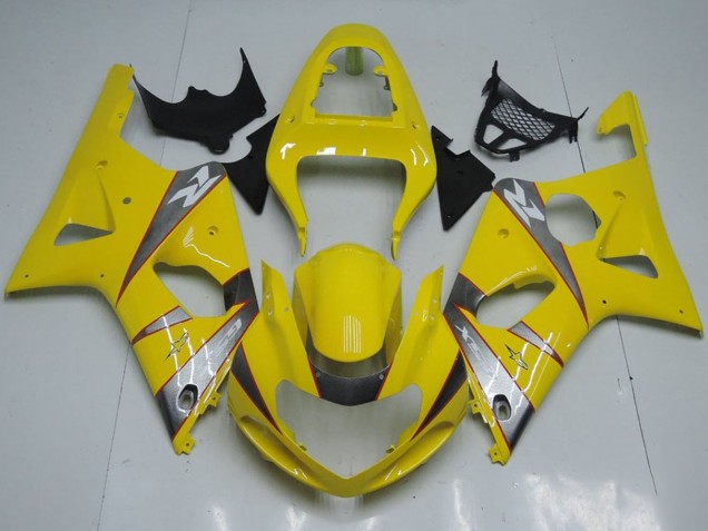 Carene Moto Suzuki GSXR 1000 2000-2002 - Giallo Argento Grigio