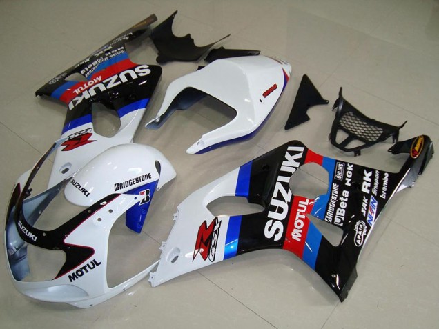 Carene Moto Suzuki GSXR 1000 2000-2002 - Bianco Blu Nero Rosso Motul