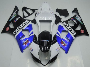 Carene Moto Suzuki GSXR 1000 2003-2004 - Bianco Blu Nero Rosso Elf