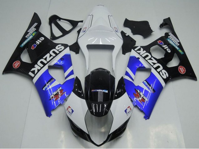 Carene Moto Suzuki GSXR 1000 2003-2004 - Bianco Blu Nero Rosso Elf