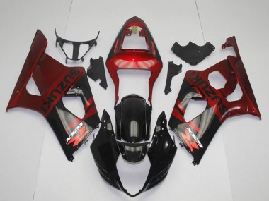 Carena Moto Suzuki GSXR 1000 2003-2004 - Rosso Nero Lucido