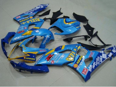 Carene Moto Suzuki GSXR 1000 2005-2006 - Blu Oro Rizla