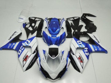 Carena Moto Suzuki GSXR 1000 2009-2016 - Bianco Blu Nero Tyco