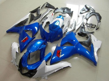 Carene Moto Suzuki GSXR 1000 2009-2016 - Blu Bianco Nero OEM Stile