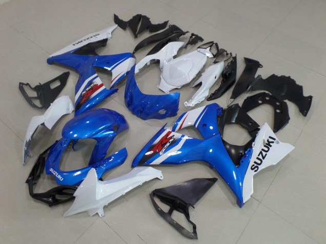 Kit Carene ABS Suzuki GSXR 1000 2009-2016 - Bianco Blu Nero