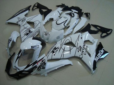 Carene Moto Suzuki GSXR 1000 2009-2016 - Bianco Nero Corona