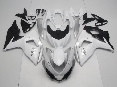 Carene Moto Suzuki GSXR 1000 2009-2016 - Bianco Nero OEM Stile