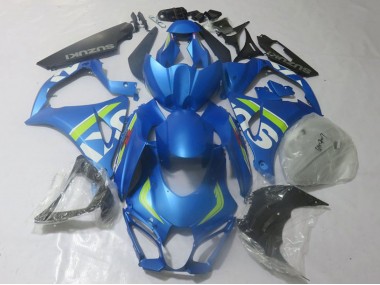 Carene Moto Suzuki GSXR 1000 2017-2024 - Blu Verde Lime Bianco