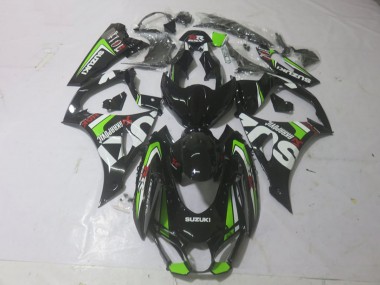 Carene Moto Suzuki GSXR 1000 2017-2024 - Nero Lucido Verde Bianco