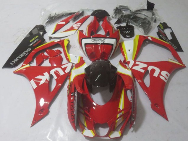 Carene Moto Suzuki GSXR 1000 2017-2024 - Rosso Giallo Bianco