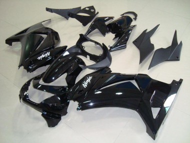 Carene Moto Kawasaki ZX250R 2008-2012 - Nero Lucido Bianco Ninja