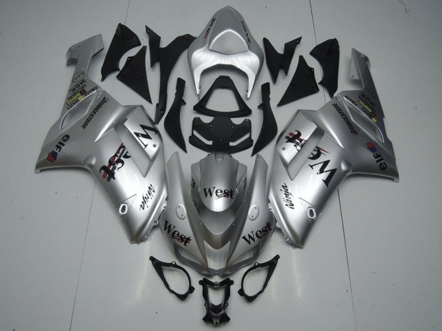 Carene Moto Kawasaki ZX6R 2007-2008 - Argento West