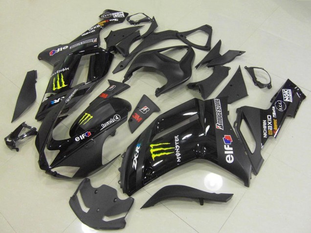 Carene Moto Kawasaki ZX6R 2007-2008 - Nero Mostro
