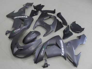 Carene Moto Kawasaki ZX10R 2006-2007 - Grigio Opaco Bianco Decal