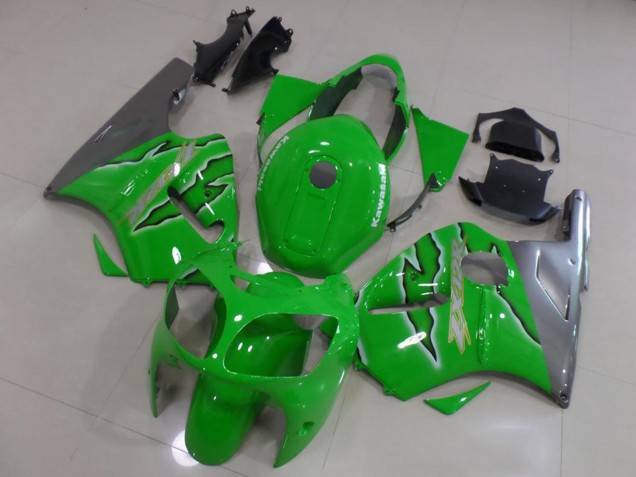 Carene Moto Kawasaki ZX12R 2000-2001 - Verde Argento