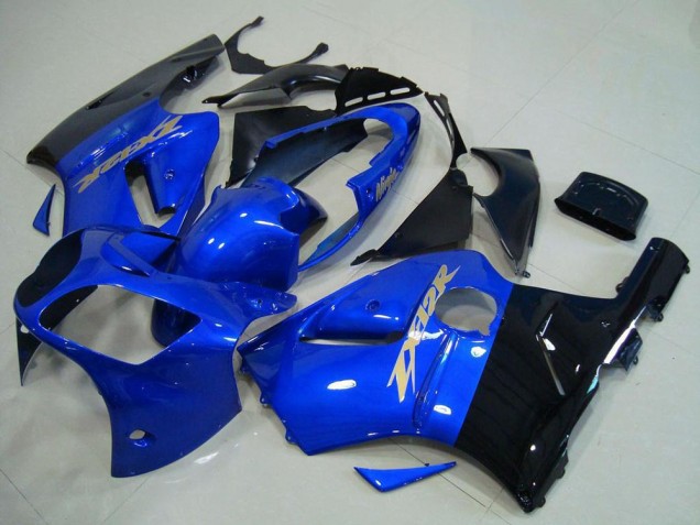 Carene Moto Kawasaki ZX12R 2000-2001 - Blu Nero Lucido