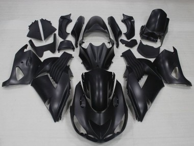 Carene Moto Kawasaki ZX14R ZZR1400 2006-2011 - Nero Opaco