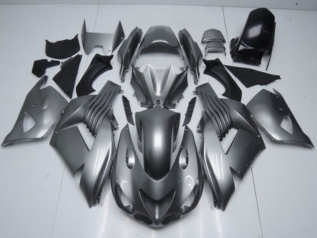Carene Moto Kawasaki ZX14R ZZR1400 2006-2011 - Grigio Lucido