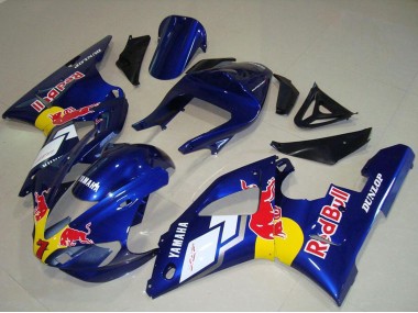 Carene Moto Yamaha YZF R1 2000-2001 - Blu Bianco Giallo Red Bull
