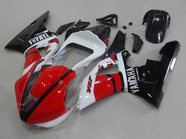 Carene Moto Yamaha YZF R1 2000-2001 - Rosso Bianco Nero Lucido Corsa Version