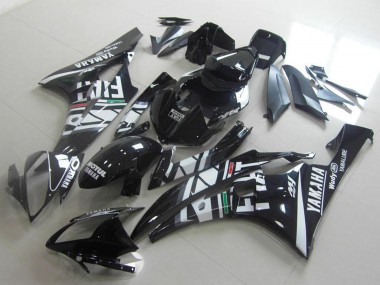 Carene Moto Yamaha YZF R6 2006-2007 - Bianco Nero Lucido Verde Rosso Fiat Yamalube Motul