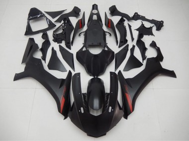 Carene Moto Yamaha YZF R1 2015-2019 - Nero Opaco Rosso