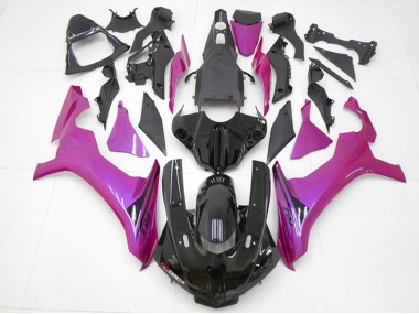 Carene Moto Yamaha YZF R1 2015-2019 - Nero Lucido Rosa