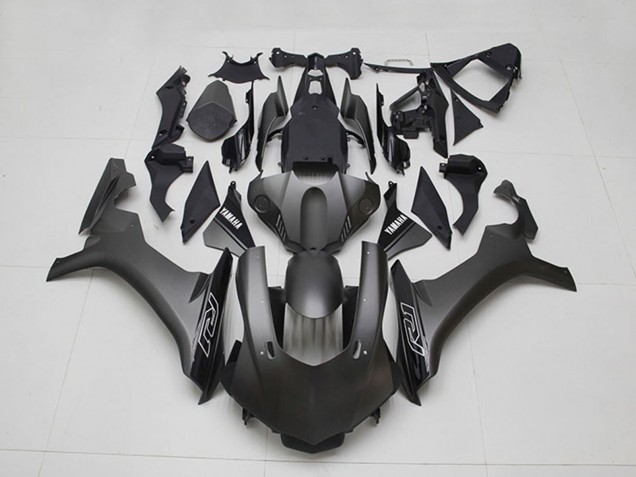 Carene Moto Yamaha YZF R1 2015-2019 - Nero Opaco Nero Lucido