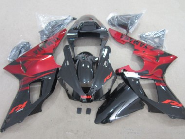 Carene Moto Yamaha YZF R1 2000-2001 - Rosso Nero Lucido