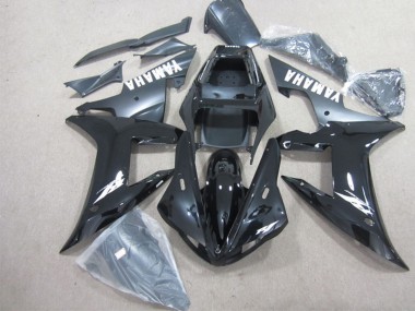 Carene Moto Yamaha YZF R1 2002-2003 - Nero Lucido Nero Opaco Bianco