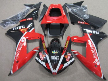 Carene Moto Yamaha YZF R1 2002-2003 - Rosso Bianco Nero Fimer Santander