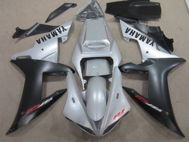 Carena Moto Yamaha YZF R1 2002-2003 - Argento Nero Opaco