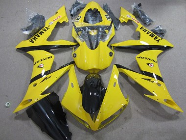 Carene Moto Yamaha YZF R1 2004-2006 - Giallo Nero Lucido Dunlop