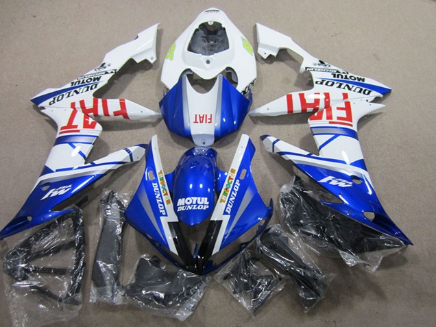 Carene Moto Yamaha YZF R1 2004-2006 - Bianco Blu Motul Fiat