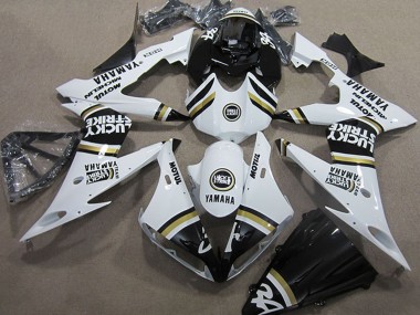 Carene Moto Yamaha YZF R1 2004-2006 - Bianco Nero Lucky Strike