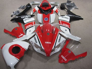 Carena Moto Yamaha YZF R1 2007-2008 - Bianco Rosso Nero Lucido