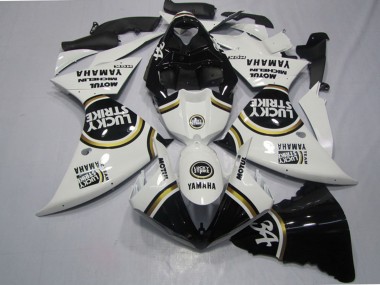 Carene Moto Yamaha YZF R1 2009-2011 - Bianco Nero Lucky Strike
