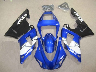 Kit Carena Moto Yamaha YZF R1 2012-2014 - Blu Bianco Nero Lucido