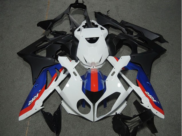 Carene Moto Honda CBR600RR 2003-2004 - Bianco Rosso Blu Nero Opaco