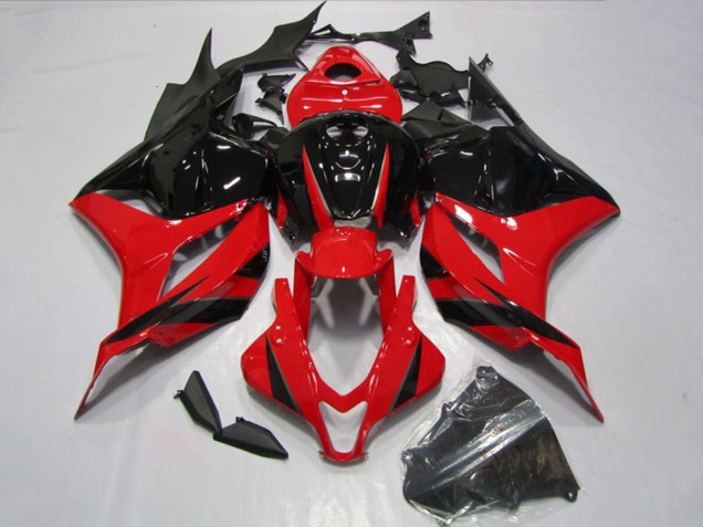 Kit Carene Moto Completo Honda CBR600RR 2009-2012 - Rosso Nero Lucido