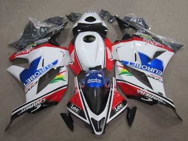 Carene Moto Honda CBR600RR 2009-2012 - Bianco Rosso Blu EuroBet Lee