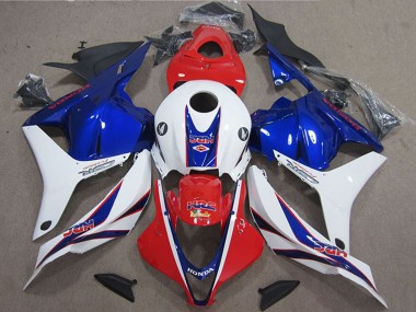 Carena Moto Honda CBR600RR 2009-2012 - Bianco Rosso Blu HRC