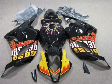 Carene Moto Honda CBR600RR 2009-2012 - Giallo Nero Lucido Rosso Rossi