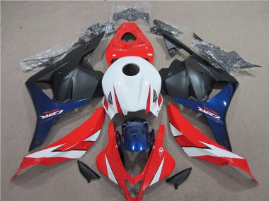 Carena Moto Honda CBR600RR 2009-2012 - Bianco Rosso Blu Nero Opaco